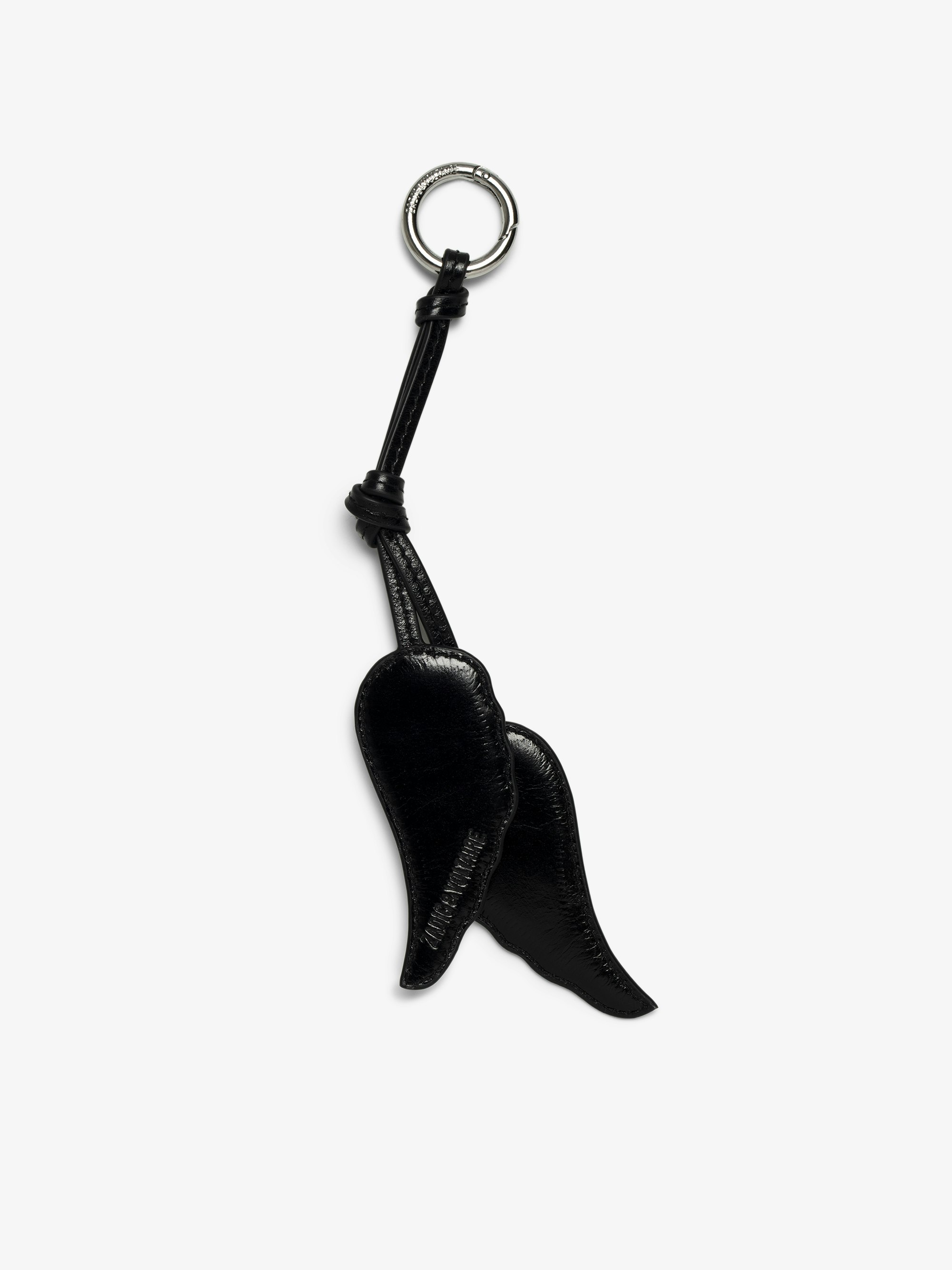 キーホルダー・キーリング Rock Feather Keychain - Zadig & Voltaire - Leather - Black Zadig&Voltaire Rock Feather Keyring | Black | FARFETCH CA