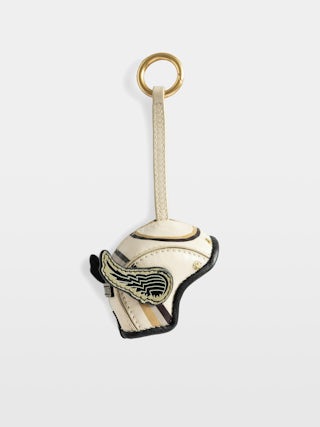 Ride Your Mind Keyring - Patent leather keychain with vintage-inspired effect, shaped like our iconic Ride Your Mind motorcycle helmet.