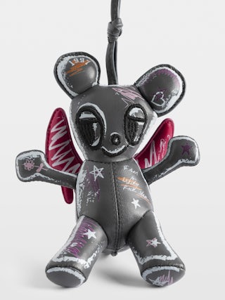 Sassy Mouse Keychain - Humberto Cruz mouse doll keychain with tags.