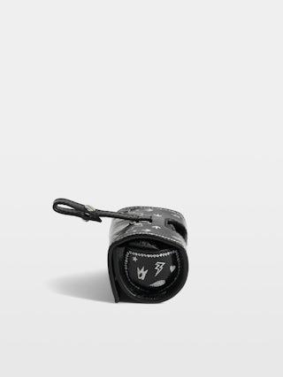 Zadog Bag - Dog bag case in vintage effect leather with print.