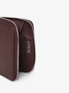 ZV Pass Kartenhalter - Kartenhalter aus genarbtem Leder, verziert mit Flügeln aus Strass.