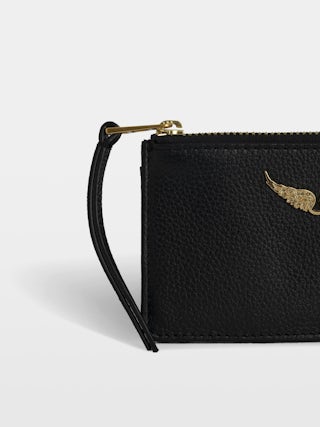 Card Holder ZV Card - Leather card holder with signature wings.