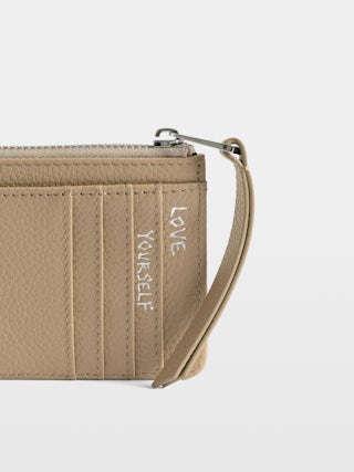 Card Holder ZV Card - Leather card holder with wings signature.