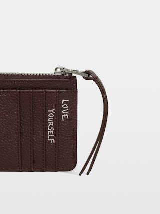 Card Holder ZV Card - Leather cardholder with signature wings.