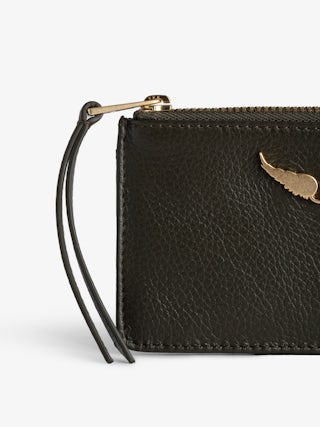 Portacarte ZV Card - Porta carte in pelle con ali caratteristiche.