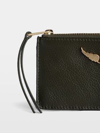 Tarjetero ZV Card - Tarjetero de piel con alas características.