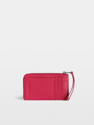 Tarjetero ZV Card - Tarjetero de cuero con alas de firma.