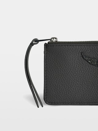 Card Holder ZV Card - Leather card holder with signature wings.