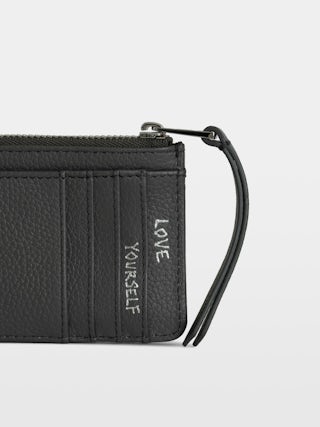 Card Holder ZV Card - Leather card holder with signature wings.