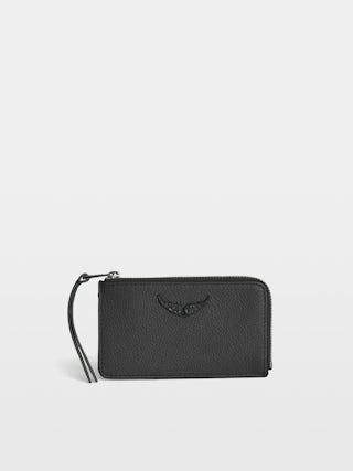 Card Holder ZV Card - Leather card holder with signature wings.