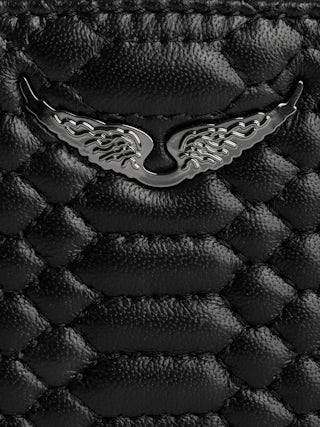 Porte-Cartes ZV Pass Matelassé - Porte-cartes en cuir mat matelassé.