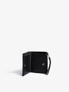 ZV Fold Purse - Quilted lambskin leather purse in black