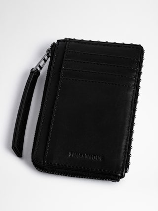 Portacarte ZV Card Trapuntato - Porta carte in pelle trapuntata.