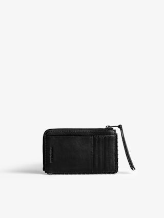 Portacarte ZV Card Trapuntato - Porta carte in pelle trapuntata.