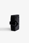 Sunny #2 Vintage Card Holder - Women's black vintage leather card holder