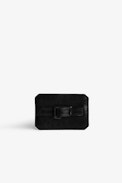 Le Cecilia Pass Card Holder - Women's black leather card holder.