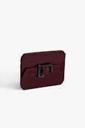Le Cecilia Pass Card Holder - Women’s burgundy patent leather card holder