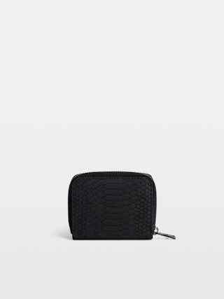 Porte-Monnaie Mini ZV Soft Savage - Porte-monnaie en cuir effet python.