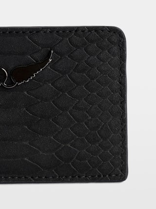 Tarjetero ZV Pass - Tarjetero de piel con efecto pitón.