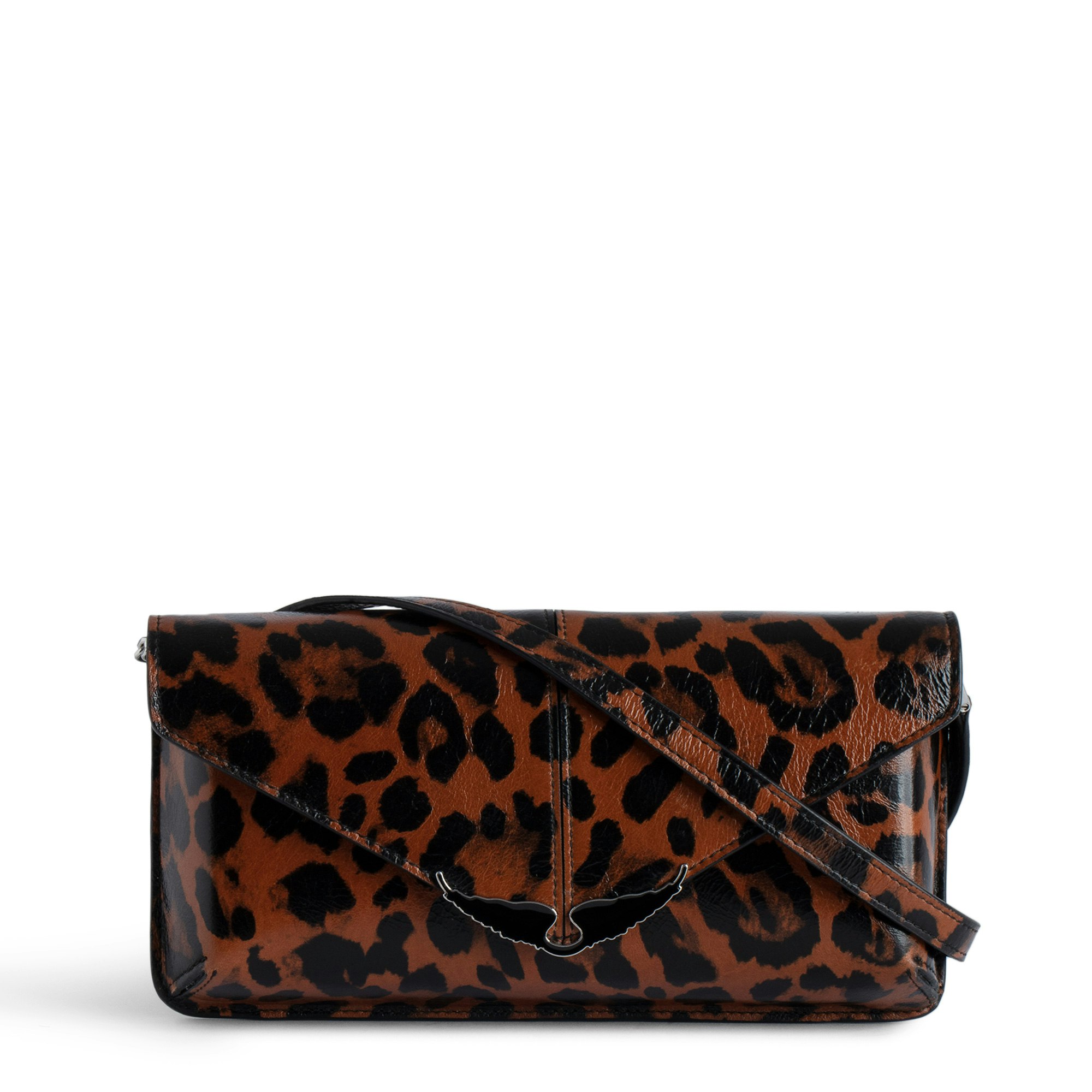 Zadig & Voltaire Clutch Bordeline Leopard | ModeSens GB