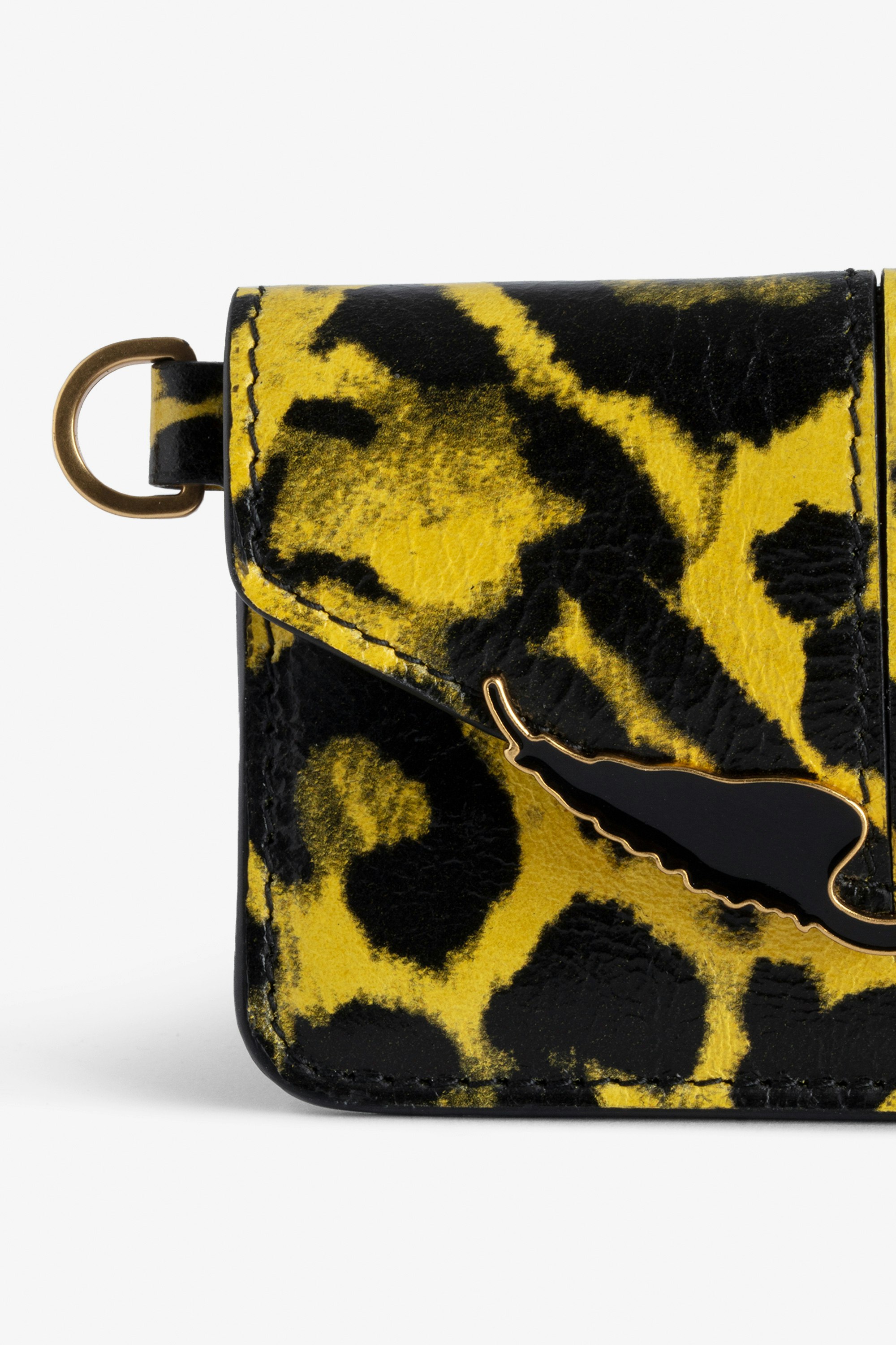 Borderline Leopard Clutch clutch yellow women