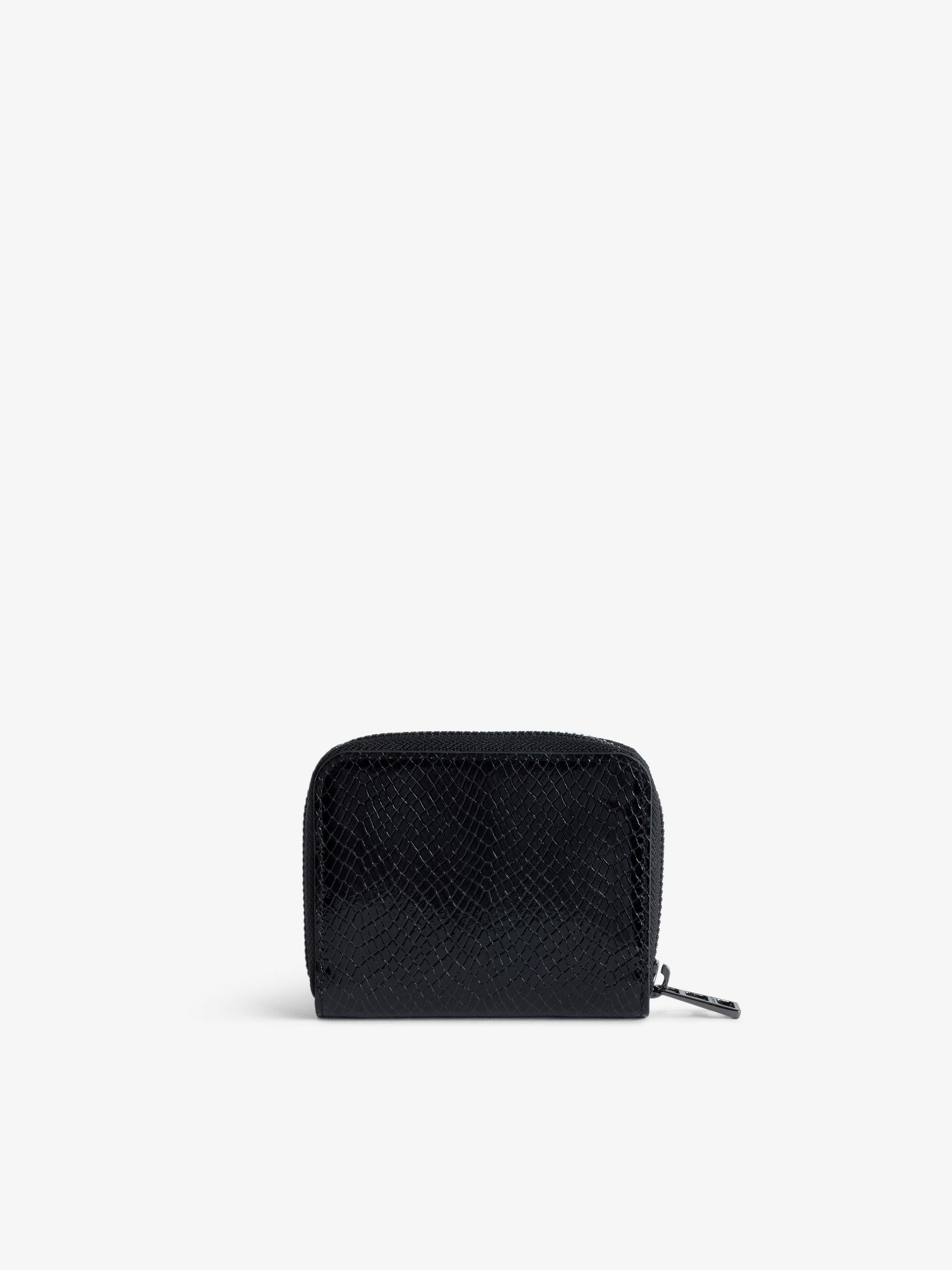 Mini ZV Wallet Black Python | Zadig&Voltaire