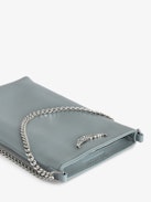 Pochette para Teléfono Pouch Rock - Funda para teléfono de cuero, cadenas y firma de alas.