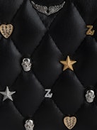 Compagnon Wallet - Smooth and quilted leather wallet with lucky charms.