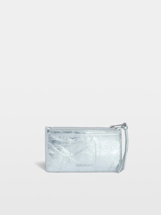 Long Wallet Eternal Metallic - Wallet in crinkled metallic leather.