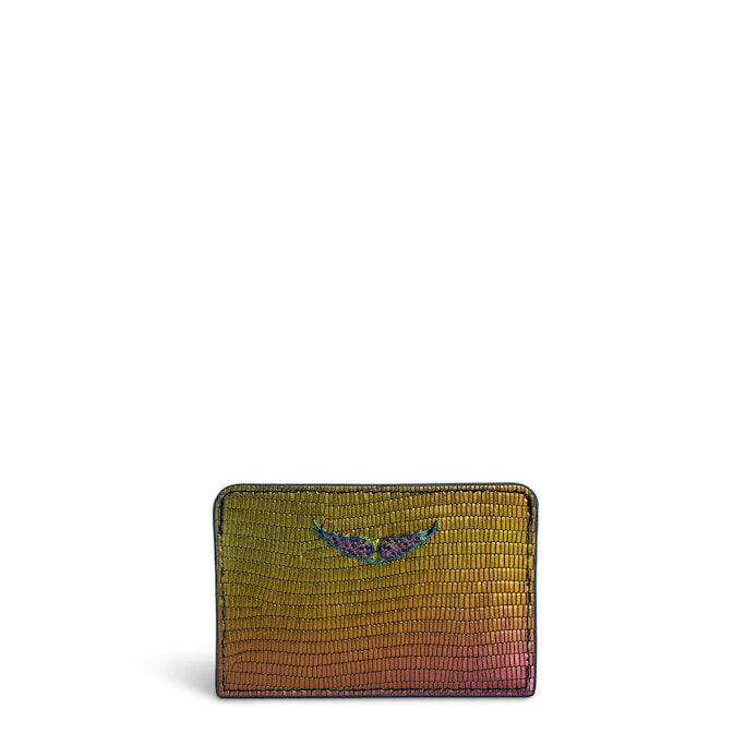 Porte-cartes Zv Pass Embossé Métallisé Rainbow - Zadig&Voltaire - Modalova