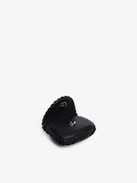 Airpod-Case Pro Secret - Schwarzes Airpod-Case Pro aus genarbtem Leder.