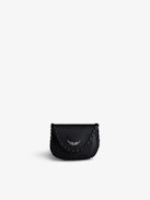 Airpod-Case Pro Secret - Schwarzes Airpod-Case Pro aus genarbtem Leder.