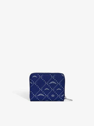Mini ZV Monogram Wallet - Monogram canvas wallet, wings signature.