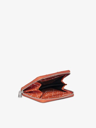 Mini ZV Monogram Wallet - Monogram canvas wallet, wing signature.