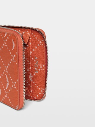 Porte-Monnaie Mini ZV Monogram - Portefeuille en toile monogramme, signature ailes.