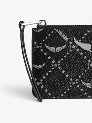 ZV Card Monogram Card Holder - Coated canvas card holder with signature wings.