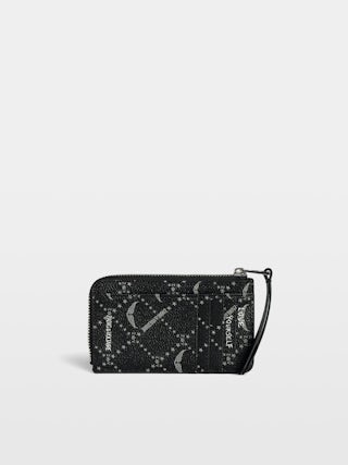 ZV Card Monogram Card Holder - Coated canvas card holder with signature wings.