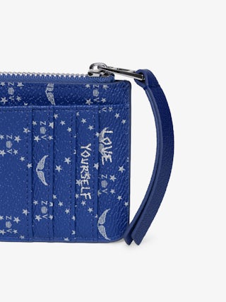 ZV Card Monogram Card Holder - Card holder in coated canvas with wings signature.