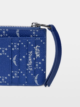 ZV Card Monogram Card Holder - Card holder in coated canvas with wings signature.