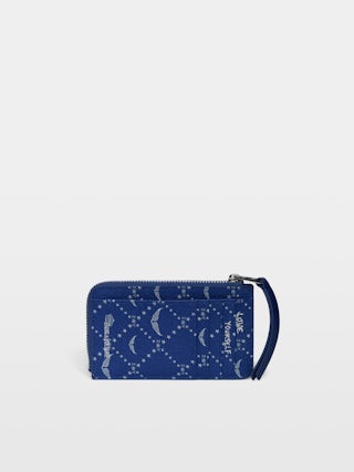ZV Card Monogram Card Holder - Card holder in coated canvas with wings signature.