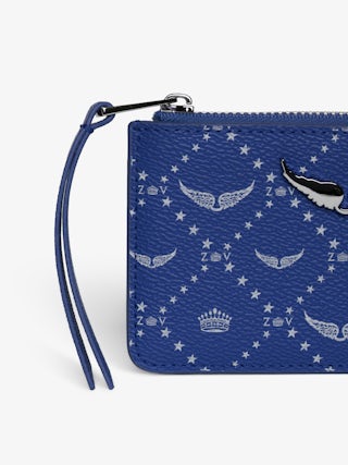 ZV Card Monogram Card Holder - Card holder in coated canvas with wings signature.