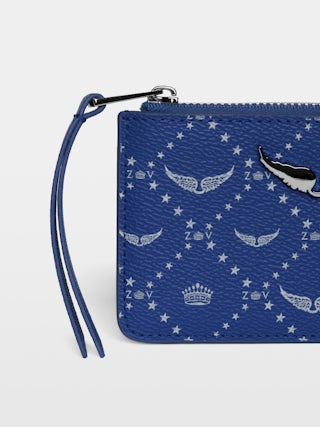 ZV Card Monogram Card Holder - Card holder in coated canvas with wings signature.