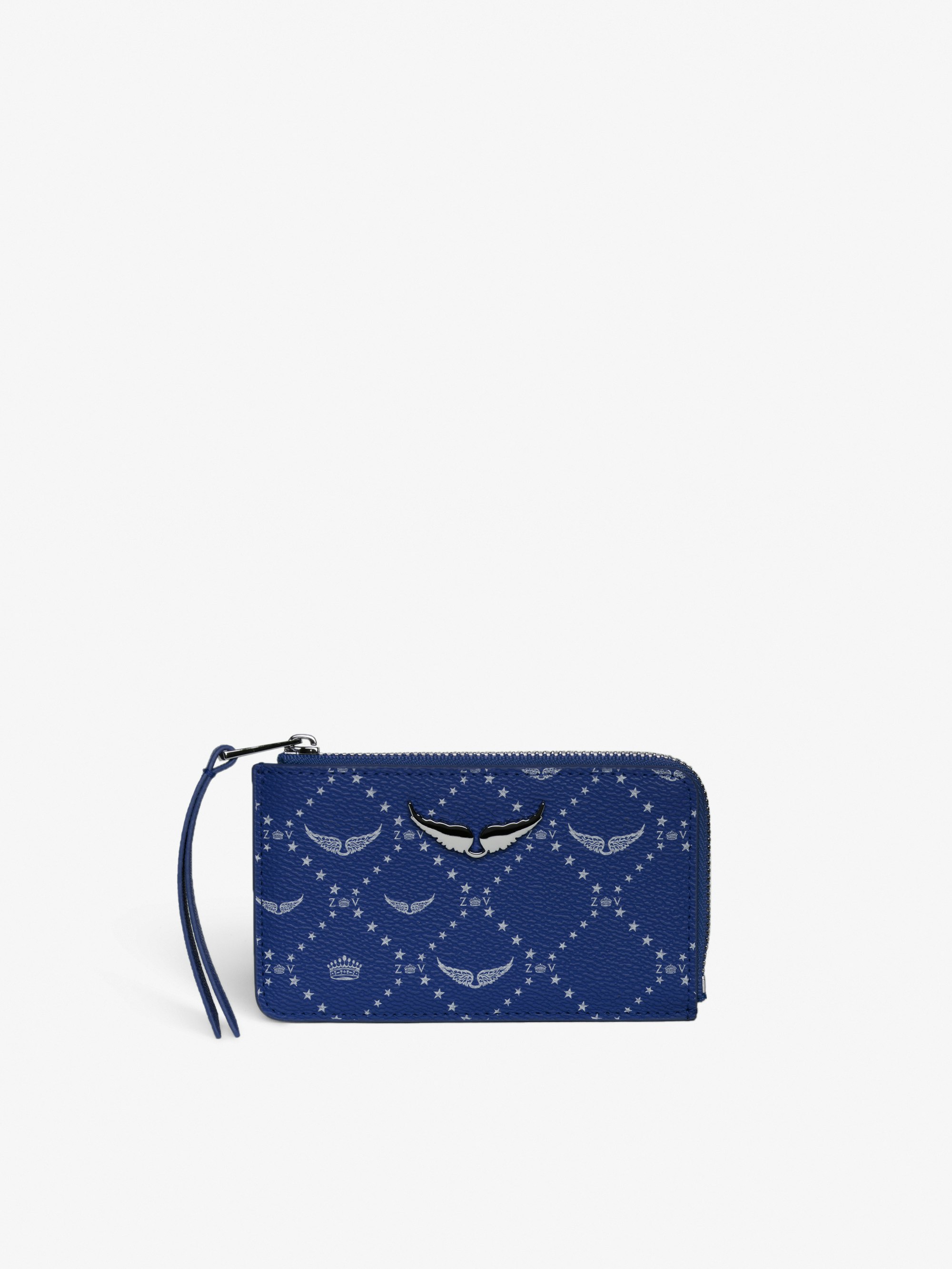 ZV Card Monogram Card Holder - Card holder in coated canvas with wings signature.