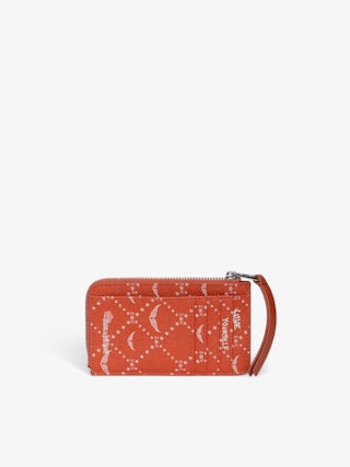 ZV Card Monogram Card Holder - Coated canvas card holder with signature wings.