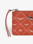 ZV Card Monogram Kartenhalter - Kartenetui aus beschichtetem Canvas mit charakteristischen Flügeln.