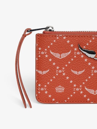 ZV Card Monogram Card Holder - Coated canvas card holder with signature wings.