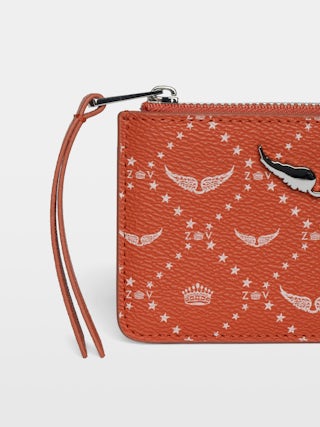 ZV Card Monogram Kartenhalter - Kartenetui aus beschichtetem Canvas mit charakteristischen Flügeln.