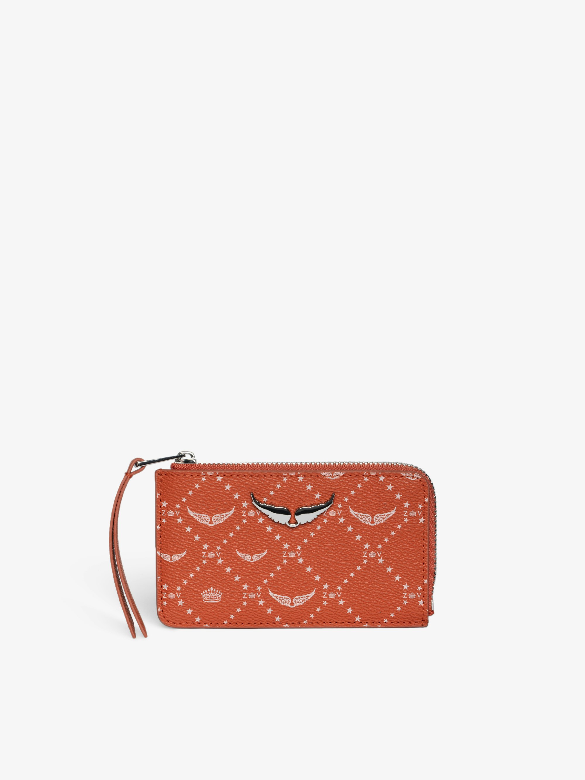 ZV Card Monogram Card Holder - Coated canvas card holder with signature wings.