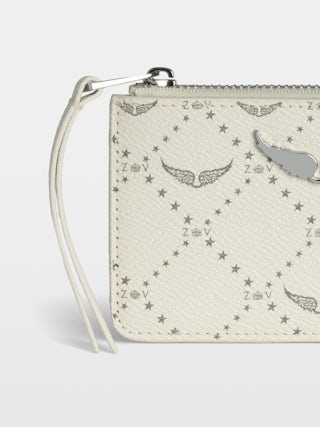 ZV Card Monogram Card Holder - Coated canvas card holder with signature wings.