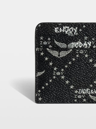 Porte-Cartes ZV Pass Monogram - Porte-cartes en toile enduite orné d'ailes signatures.